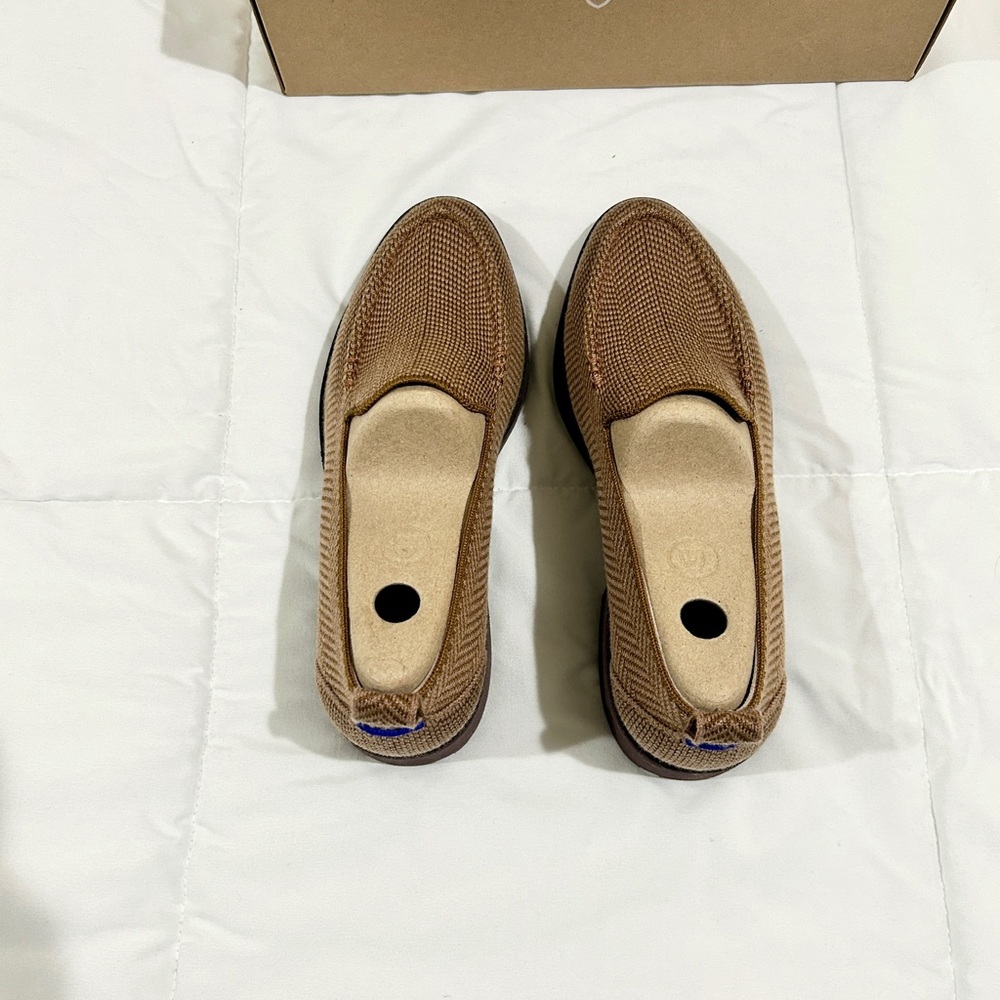 NWT Rothy’s The Lug Loafer - Teak Herringbone - Picture 5 of 6